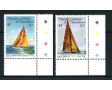 1987 - NUOVA CALEDONIA - LOTTO/22432 - COPPA AMERICA 2v. - NUOVI 1987 - NUOVA CALEDONIA - LOTTO/22432 - COPPA AMERICA 2v. - NUOVI
