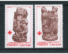 1980 - LOTTO/22657 - FRANCIA - PRO CROCE ROSSA 2v. - NUOVI