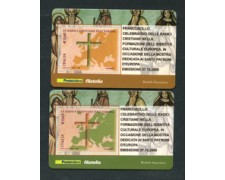 2009 - LOTTO/22735 - REPUBBLICA - SANTI PATRONI - 2 TESSERE FILATELICHE