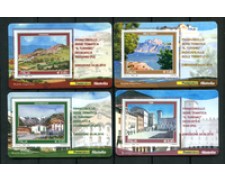 2010 - LOTTO/22750 - REPUBBLICA - TURISTICA 4 TESSERE FILATELICHE