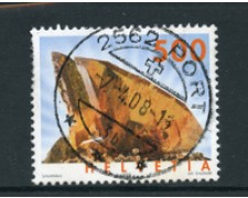 2005 - LOTTO/22870 - SVIZZERA - 500c. MINERALI - USATO