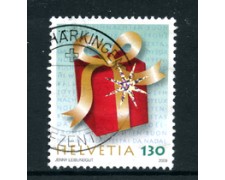 2009 - LOTTO/22873 - SVIZZERA - 130c. NATALE - USATO
