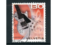 2008 - LOTTO/22877 - SVIZZERA - 130c. CHITARRA - USATO