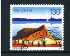 2008 - LOTTO/22879 - SVIZZERA - 130c. CONGRESSO UPU - USATO
