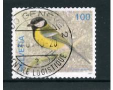 2007 - LOTTO/22885 - SVIZZERA - 100C. UCCELLI - USATO