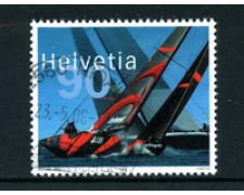 2003 - LOTTO/22889 - SVIZZERA - 90c. AMERICA'S CUP - USATO