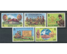 1982 - LOTTO/22908 - ISOLA DI MAN - SCOUTISMO 5v. - NUOVI