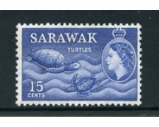 1955/57 - SARAWAK - LOTTO/22968 - 15 CENT. TARTARUGHE - NUOVO