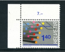 1988 - LOTTO/23146 - SVIZZERA - SERVIZIO 140c.TELECOMUNICAZIONI NUOVO 1988 - LOTTO/23146 - SVIZZERA - SERVIZIO 140c.TELECOMUNICAZIONI NUOVO