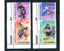 2003 - LOTTO/23304 - SAN MARINO - COPPA DEL MONDO RUGBY 4v. - NUOVI 2003 - LOTTO/23304 - SAN MARINO - COPPA DEL MONDO RUGBY 4v. - NUOVI