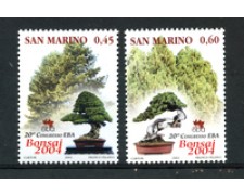 2004 - LOTTO/23322 - SAN MARINO- ASSOCIAZIONE BONSAI 2v. -  NUOVI