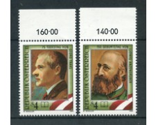 1989 - LOTTO/23352 - AUSTRIA - UOMINI ILLUSTRI 2v. - NUOVI