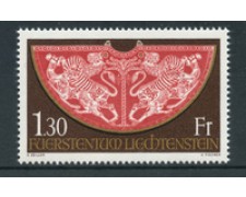 1975 - LOTTO/23499 - LIECHTENSTEIN - TESORO MANTELLO 1v. - NUOVO