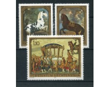 1978 - LOTTO/23524 - LIECHTENSTEIN - CAVALLI E CARROZZE 3v. - NUOVI 1978 - LOTTO/23524 - LIECHTENSTEIN - CAVALLI E CARROZZE 3v. - NUOVI