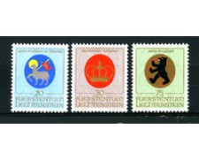 1970 - LOTTO/23552 - LIECHTENSTEIN - STEMMI DEI PATRONI 3v. - nuovi 1970 - LOTTO/23552 - LIECHTENSTEIN - STEMMI DEI PATRONI 3v. - nuovi