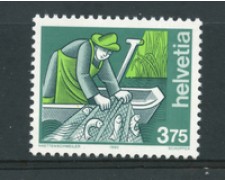 1990 - LOTTO/23563 - SVIZZERA - 3,75 Fr. LAVORO UOMO PESCATORE . NUOVO 1990 - LOTTO/23563 - SVIZZERA - 3,75 Fr. LAVORO UOMO PESCATORE . NUOVO