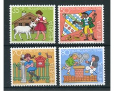 1984 - LOTTO/23591 - SVIZZERA - PRO JUVENTUTE 4v. - NUOVI