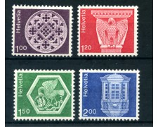 1974 - LOTTO/23627 - SVIZZERA - ARCHITETTURA 4v. - NUOVI 1974 - LOTTO/23627 - SVIZZERA - ARCHITETTURA 4v. - NUOVI