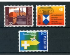 1977 - LOTTO/23634 - SVIZZERA - PROPAGANDA II° 3v. - NUOVI