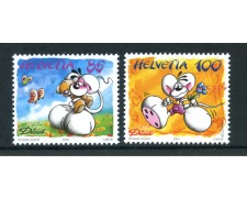 2004 - LOTTO/23808 - SVIZZERA - FUMETTI 2v. - NUOVI