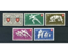 1950 - LOTTO/23848 - SVIZZERA - PRO PATRIA 5v. - NUOVI 1950 - LOTTO/23848 - SVIZZERA - PRO PATRIA 5v. - NUOVI