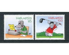 2005 - LOTTO/23857 - SVIZZERA - FUMETTI 2v. - NUOVI