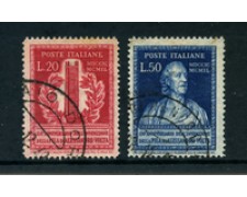 1949 - LOTTO/24013 - REPUBBLICA - A. VOLTA 2v. - USATI