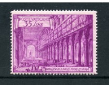 1949 - LOTTO/24020 - VATICANO - 35 LIRE BASILICHE ROMANE - NUOVO 1949 - LOTTO/24020 - VATICANO - 35 LIRE BASILICHE ROMANE - NUOVO