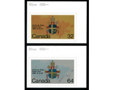 1984 - LOTTO/24022 - CANADA - VISITA DI PAPA G.PAOLO II° 2 CARTOLINE POSTALI