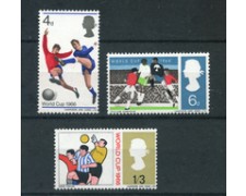 1966 - LOTTO/24040 - GRAN BRETAGNA - MONDIALI DI CALCIO 3v. - NUOVI
