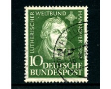 1952 - LOTTO/24234 - GERMANIA FEDERALE - CONGRESSO LUTERANO - USATO 1952 - LOTTO/24234 - GERMANIA FEDERALE - CONGRESSO LUTERANO - USATO