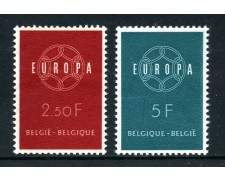 1959 BELGIO - EUROPA 2v. - NUOVI - LOTTO/25037 1959 BELGIO - EUROPA 2v. - NUOVI - LOTTO/25037