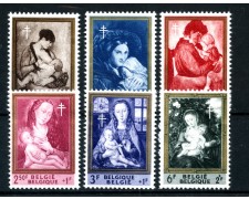 1961 BELGIO - PRO OPERA ANTITUBERCOLARE 6v. - NUOVI - LOTTO/25043 1961 BELGIO - PRO OPERA ANTITUBERCOLARE 6v. - NUOVI - LOTTO/25043