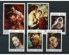 1976 BELGIO - DIPINTI DI RUBENS 6v. - NUOVI - LOTTO/25059 1976 BELGIO - DIPINTI DI RUBENS 6v. - NUOVI - LOTTO/25059