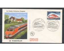1974 - FRANCIA - TURBOTRENO - BUSTA FDC - LOTTO/25147