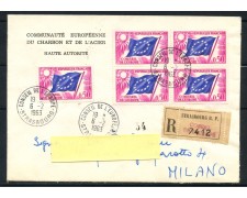 1963 - FRANCIA - SERVIZIO - 50 CENT. CONSIGLIO D'EUROPA - BUSTA RACCOMANDATA - LOTTO/25192 1963 - FRANCIA - SERVIZIO - 50 CENT. CONSIGLIO D'EUROPA - BUSTA RACCOMANDATA - LOTTO/25192