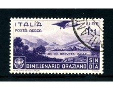 1936 - ITALIA REGNO - LOTTO/25247 - POSTA AEREA 1+1 LIRA BIMILLENARIO ORAZIO - USATO - 1936 - ITALIA REGNO - LOTTO/25247 - POSTA AEREA 1+1 LIRA BIMILLENARIO ORAZIO - USATO -