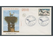 1973 - FRANCIA - PROTEZIONE NATURA CICOGNE - BUSTA FDC - LOTTO/25740