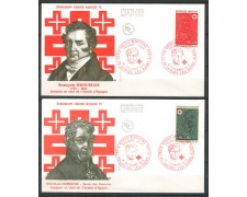 1972 - FRANCIA - PRO CROCE ROSSA - 2 BUSTE FDC - LOTTO/25752