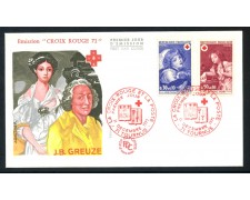 1971 - FRANCIA - PRO CROCE ROSSA - BUSTA FDC - LOTTO/25766