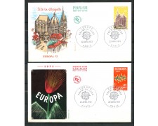 1972 - FRANCIA - EUROPA - 2 BUSTE FDC - LOTTO/25807