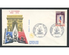 1973 - FRANCIA - FIAMMA PERENNE - BUSTA FDC - LOTTO/25831