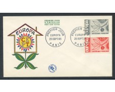 1965 - FRANCIA - EUROPA 2v. - BUSTA FDC - LOTTO/25841