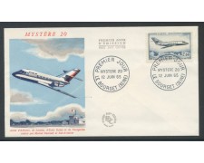 1965 - FRANCIA - AEREO MYSTERE 20 - BUSTA FDC - LOTTO/25847