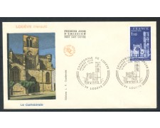 1976 - FRANCIA - CATTEDRALE DI LODEVE  - BUSTA FDC - LOTTO/25859