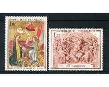 1970 - FRANCIA - OPERE D'ARTE 2v. - NUOVI - LOTTO/25993