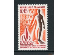 1973 - FRANCIA - DIRITTI DELL'UOMO - NUOVO - LOTTO/26082
