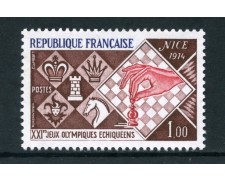 1974 - FRANCIA - OLIMPIADE SCACCHI - NUOVO - LOTTO/26096