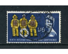 1963 - GRAN BRETAGNA - 1/6 SICUREZZA MARITTIMA - USATO - LOTTO/26306