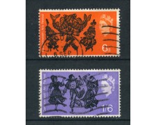1965 - GRAN BRETAGNA - FESTIVAL ARTISTICO 2v. - USATI - LOTTO/26309